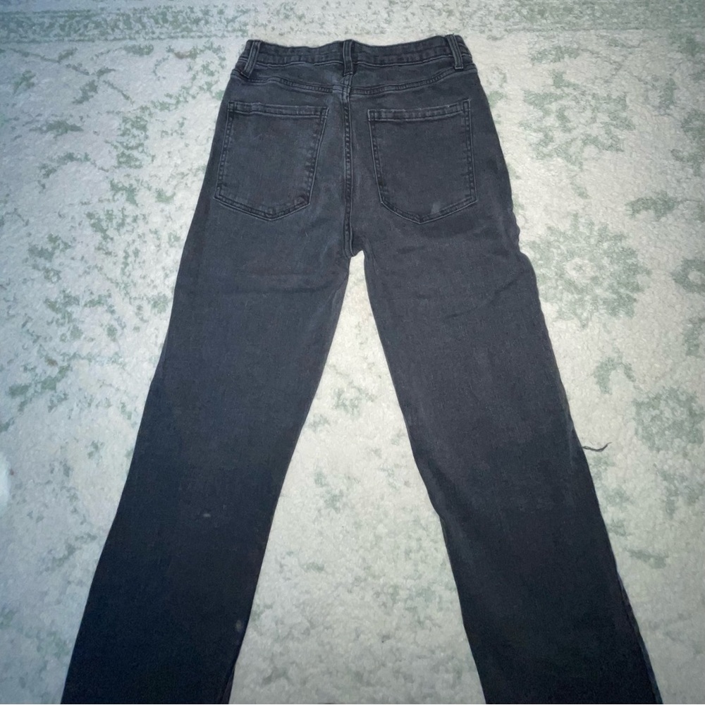 COPY - Black ripped straight jeans